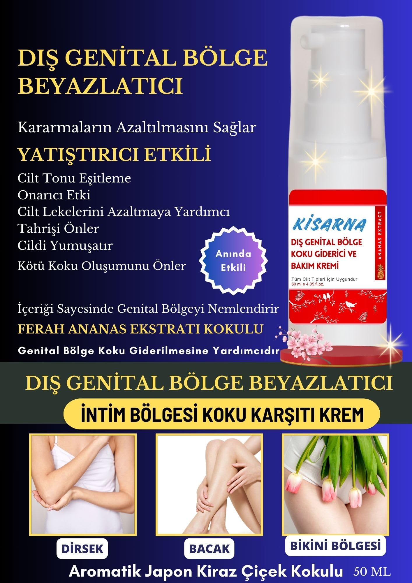 Vajinal Koku Gidermeye Yardımcı Krem