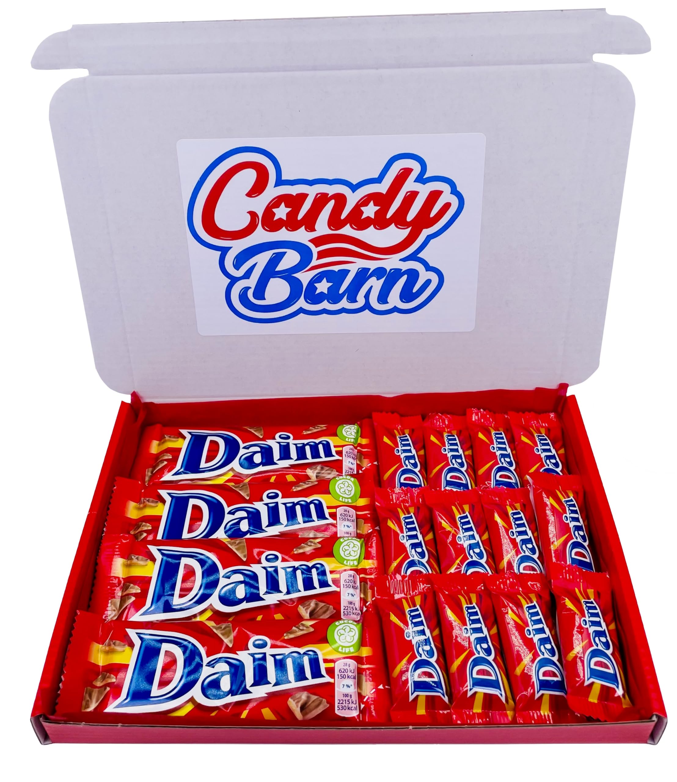 Candy Barn Daim Chocolate Bars Gift Set, Milk Chocolate Minis Assortment, 16 Pieces