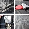 Tank Cover 1000L IBC Waterproof Cover Waterproof Dustproof Anti-UV Protective Cover Opening Top Protective Cover with Zip & Velcro Fastening for IBC Tank Container Rainwater Tank