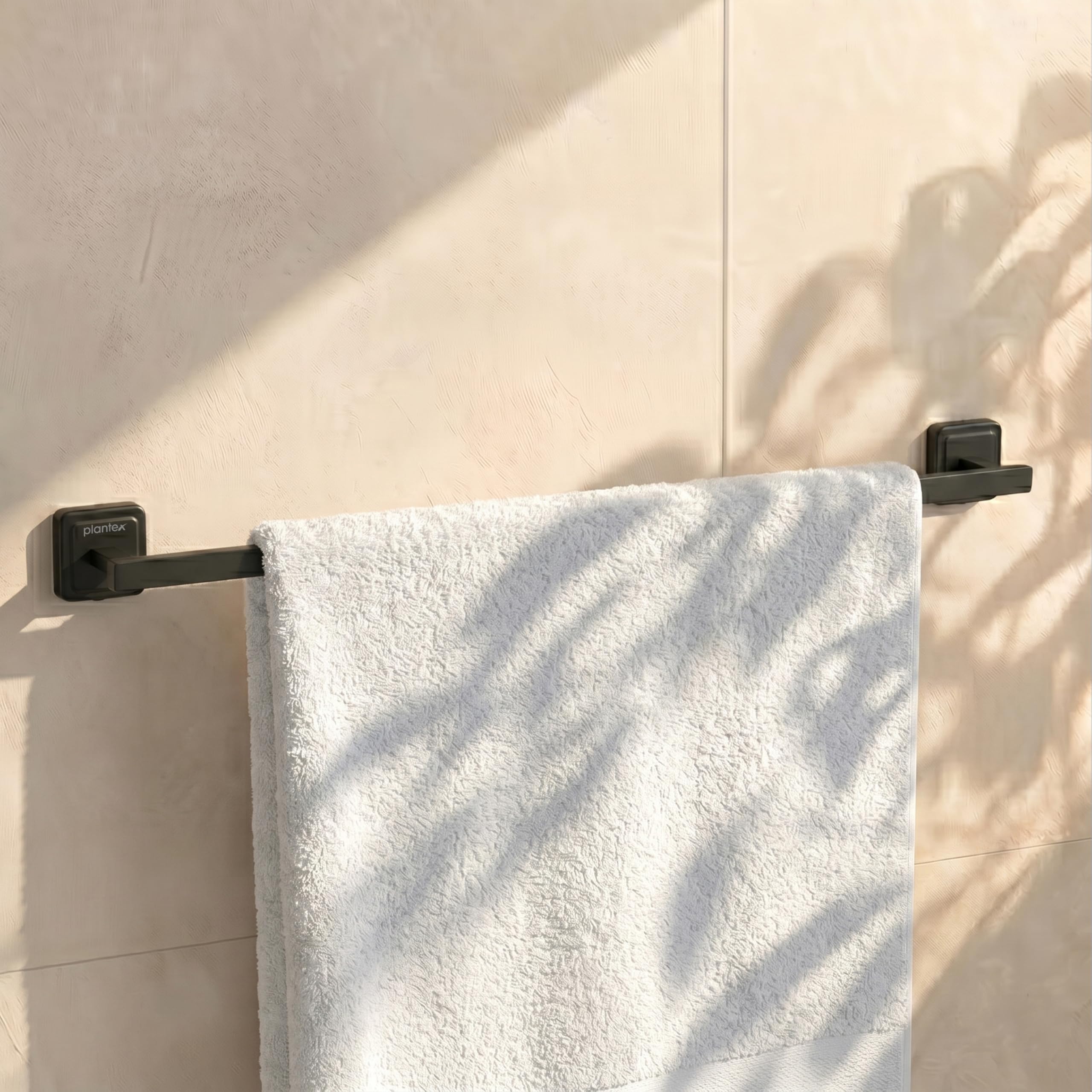 Plantex 304 Grade Stainless Steel Bathroom Towel Rod/Towel Hanger for Kitchen/Towel Holder/Bathroom Accessories - Decan(Black)-picture-15