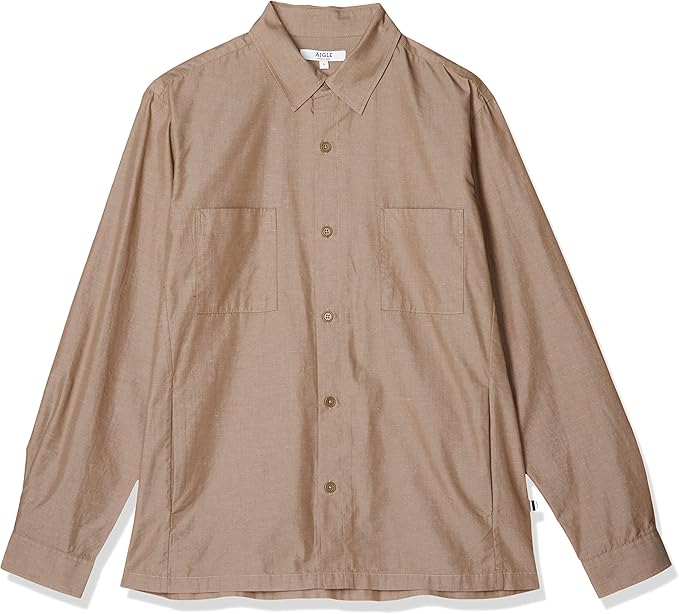 Amazon エーグル Woven Shirts 撥水 ゾーニ シャツジャケット メンズ ダークベージュ 日本 00m 日本サイズm相当 シャツ 通販
