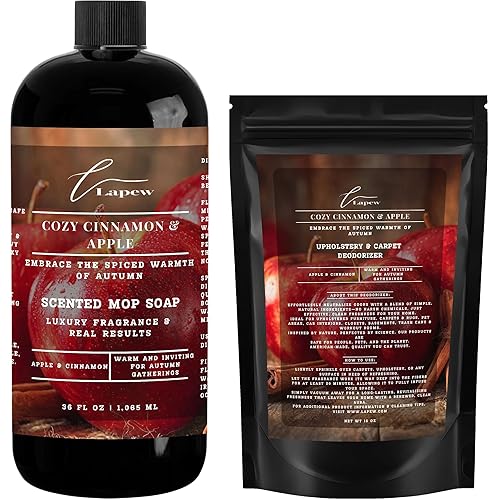 Lapew Cozy Cinnamon Apple Bundle – Carpet Deodorizer Powder &