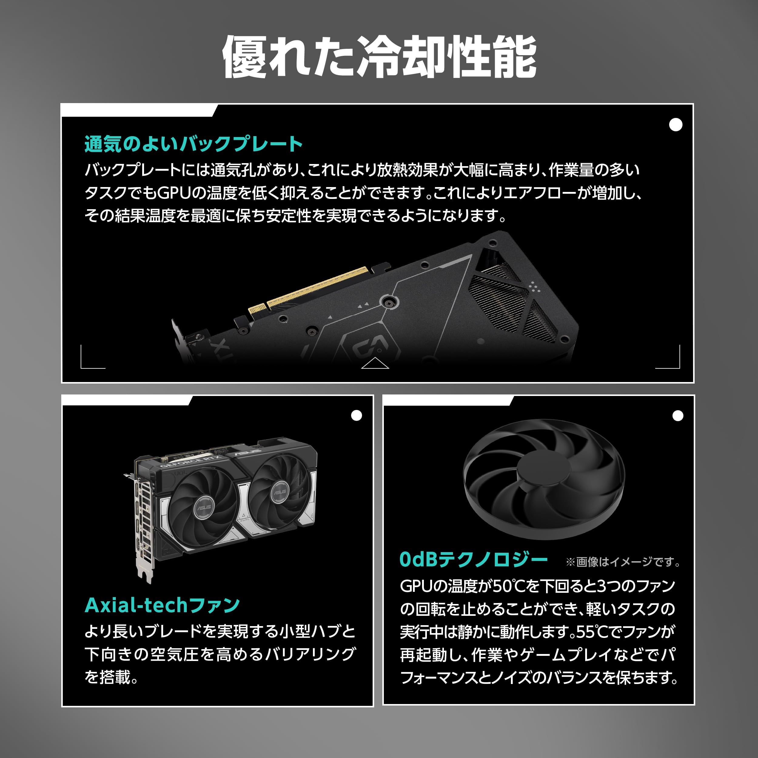 ASUS DUAL GeForce RTX 5060 8GB GDDR7 OCエディション