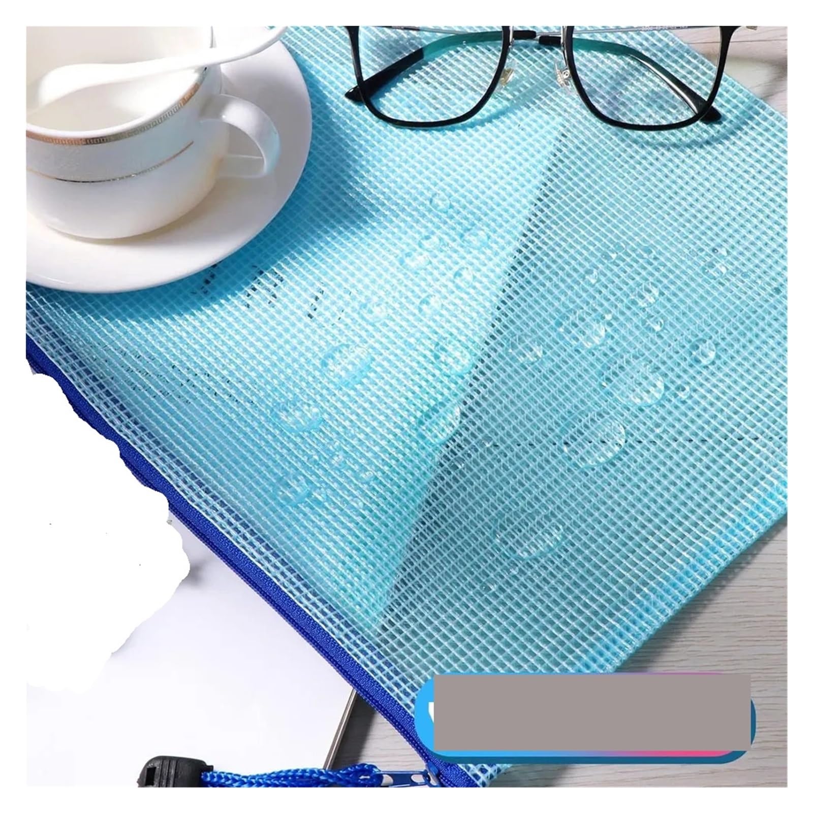 Sacchetti per documenti in plastica A4 Borse con cerniera in rete 24 PZ Organizzatore di documenti in PVC per ufficio Viaggi Storage per Office Document Storage