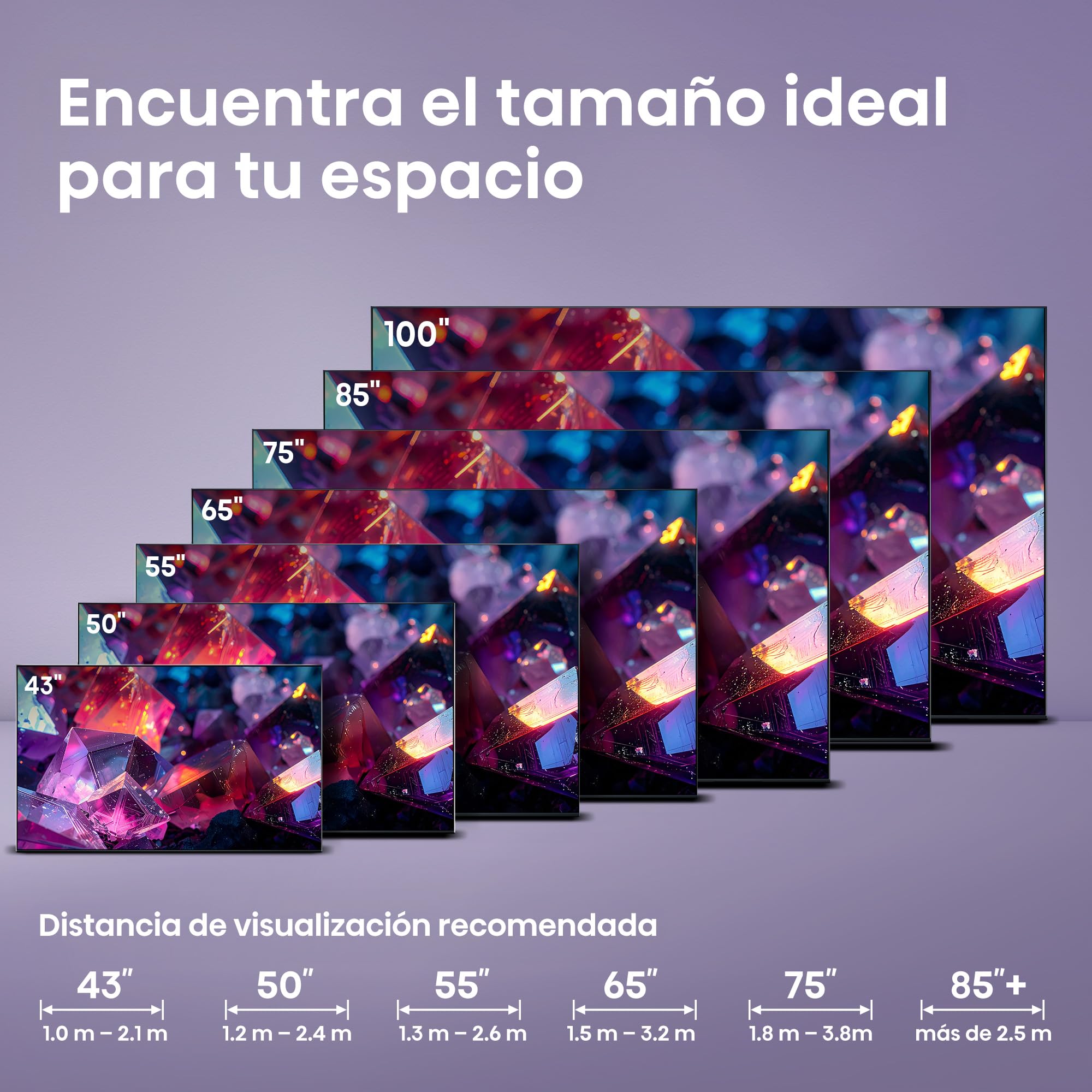 Hisense 55E7S Pro - Hi-QLED Smart TV 55 Pulgadas, Modo Juego 144 Hz Nativos, Hi-QLED Color, Dolby Vison.Atmos, Imágenes IA, Smooth Motion IA, AMD FreeSync Premium Pro, HDR10+Gaming
