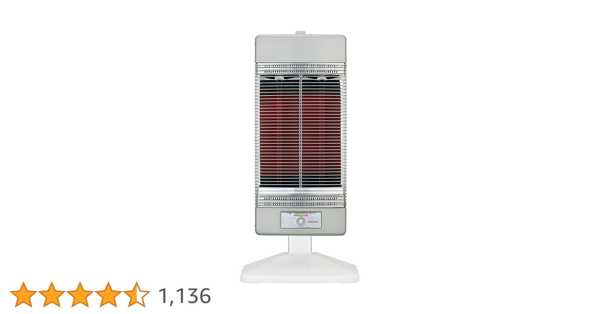 即暖 CORONA 電気ストーブ DH1200R コアヒート Amazon | CORONA(コロナ) 遠赤外線電気ストーブ 【日本生産】 速暖