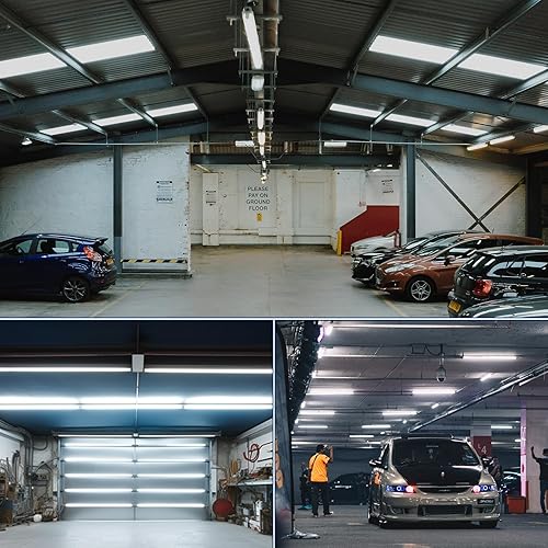 Miniatura 2 de EPESTOEC Luz LED para tienda de 8 pies, 12000 lúmenes, 80 W, 5000 K blanco súper brillante, luz de tubo LED T8 integrada en forma de V, luces de