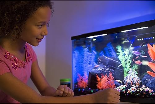 Miniatura 4 de GloFish Planta fluorescente grande para decoración de acuarios, naranja