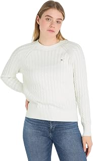Tommy Hilfiger Damen Pullover Zopfmuster