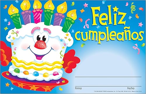 Premios de reconocimiento Feliz cumpleaños