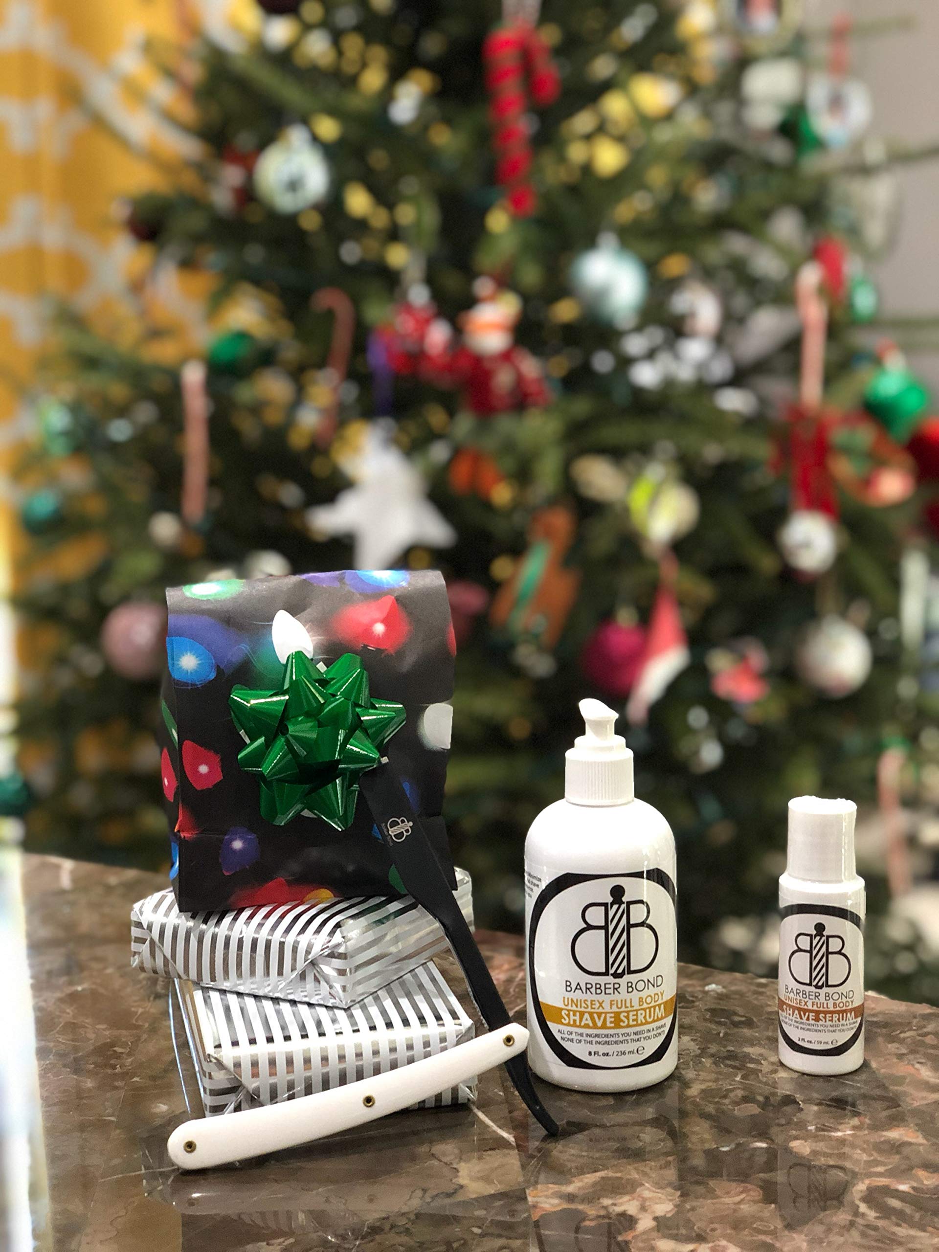 Barber Bond® Premium pełne serum do golenia ciała (236,8 g) przezroczysty żel do golenia dla mężczyzn i kobiet