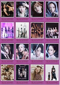 Postifull Blackpink Poster Seti - Born Pink- Yeni Albüm - Duvar Posteri - Yapışkanlı - Duvar Dekoru - 50 Adet;