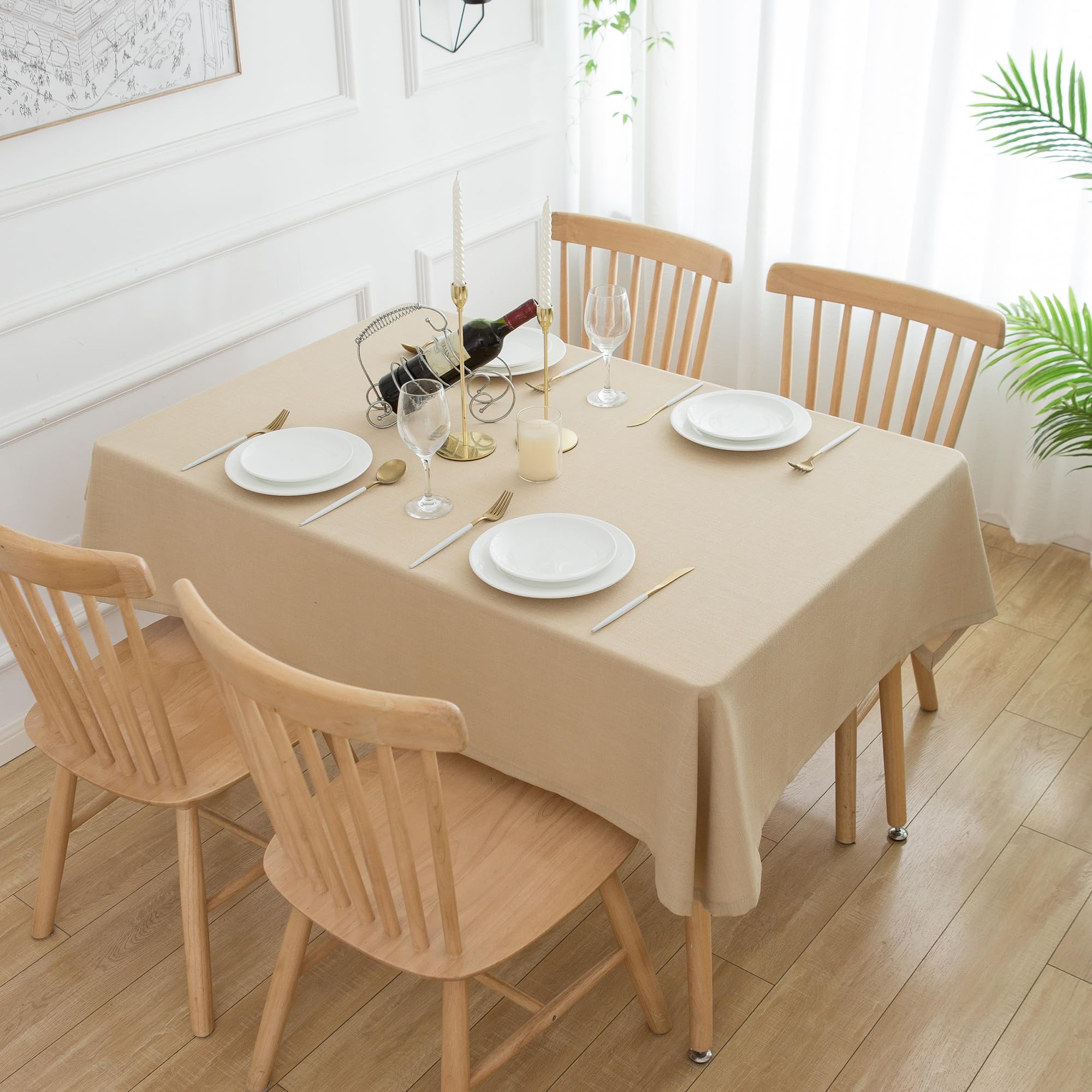 Simurq Table Cloth Rectangular, Beige, 140x240 cm - Image 2