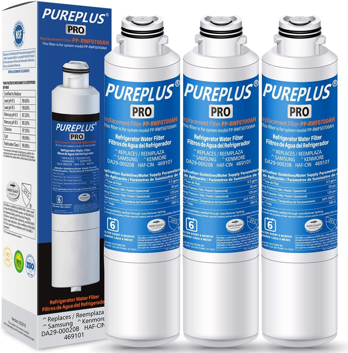 PUREPLUS DA2900020B NSF 53&42 Replacement for SAMSUNG