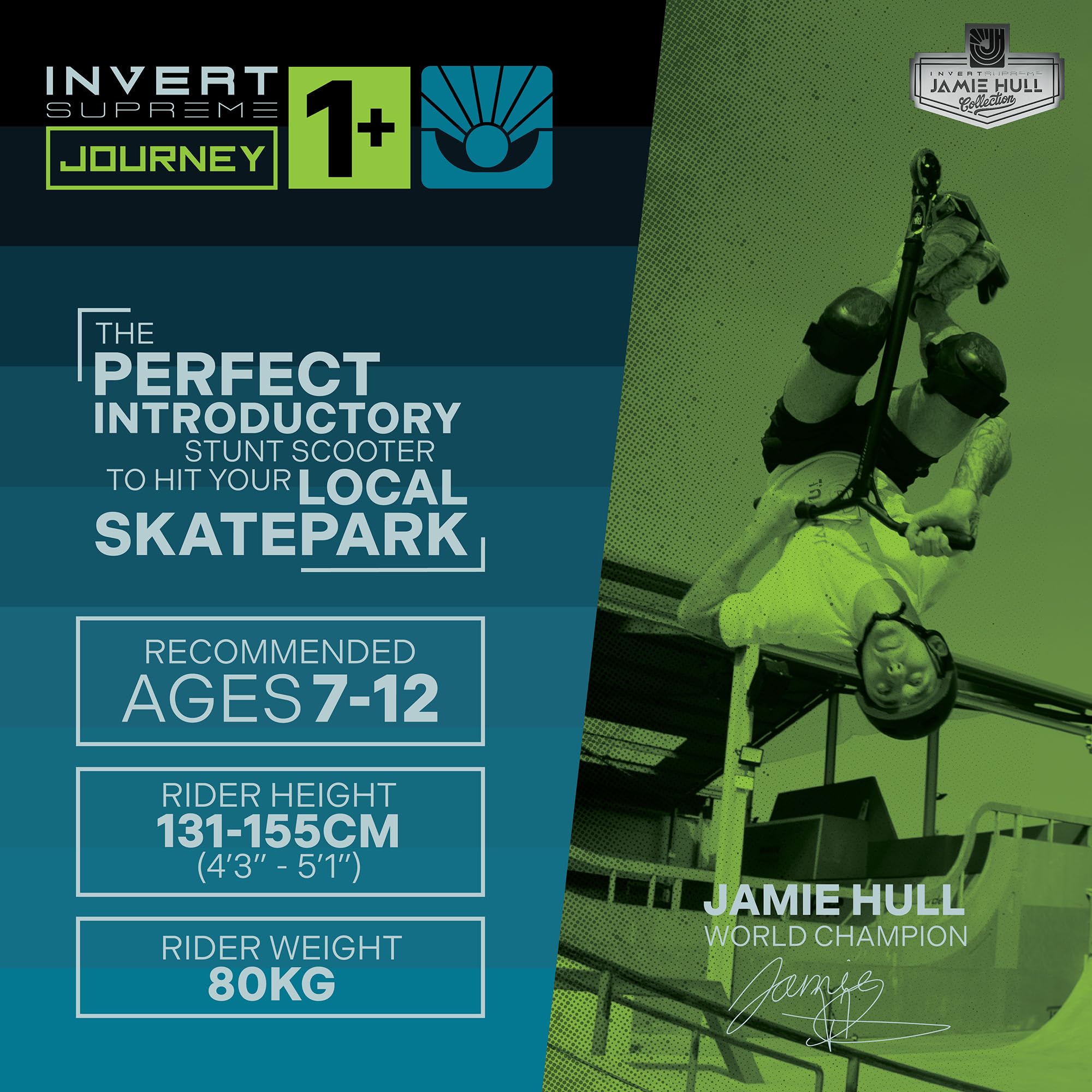 Invert Supreme Journey 1 Scooter Tri Electro Pink/Pink/Purple