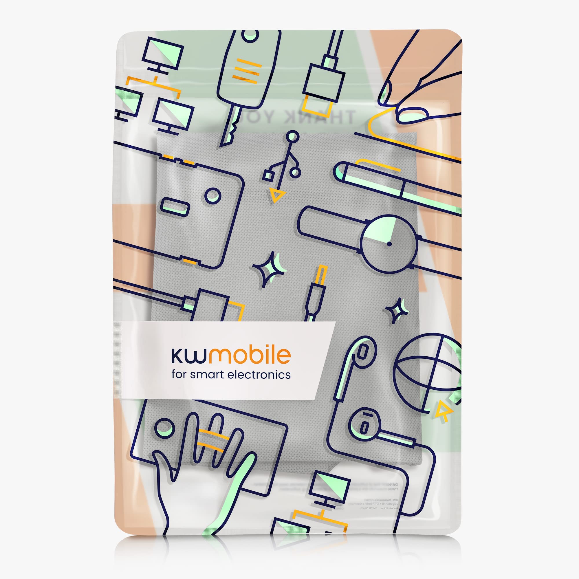 Kwmobile Housse compatible Canon PIXMA TS3550i TS3551i, Protection imprimante gris clair
