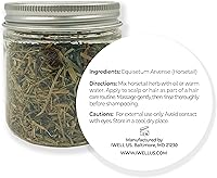 Vista 6 de Well's Oil Cola de caballo de hierba seca Hierba de cola de caballo 100% natural Ingrediente de infusión de hierbas de bricolaje Solo uso