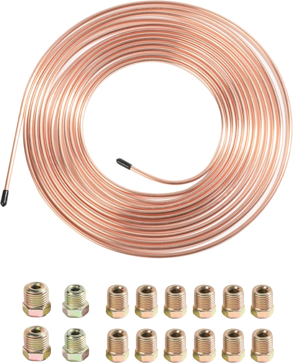 Brake Caliper Piston Rewind Tool and 25 Ft Flexible Tube Line Roll