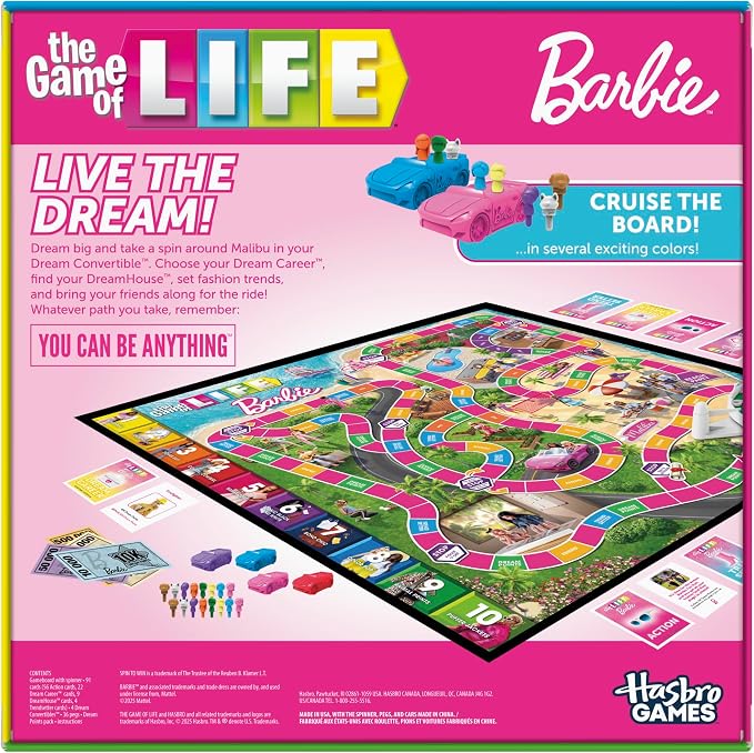 Hasbro The Game of Life Barbie Edition miniatura 3