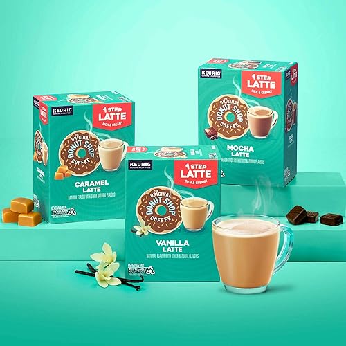 Miniatura 9 de The Original Donut Shop - Cápsulas de Mocha Latte para Single Serve Coffee K-Cup, café saborizado, 60 unidades