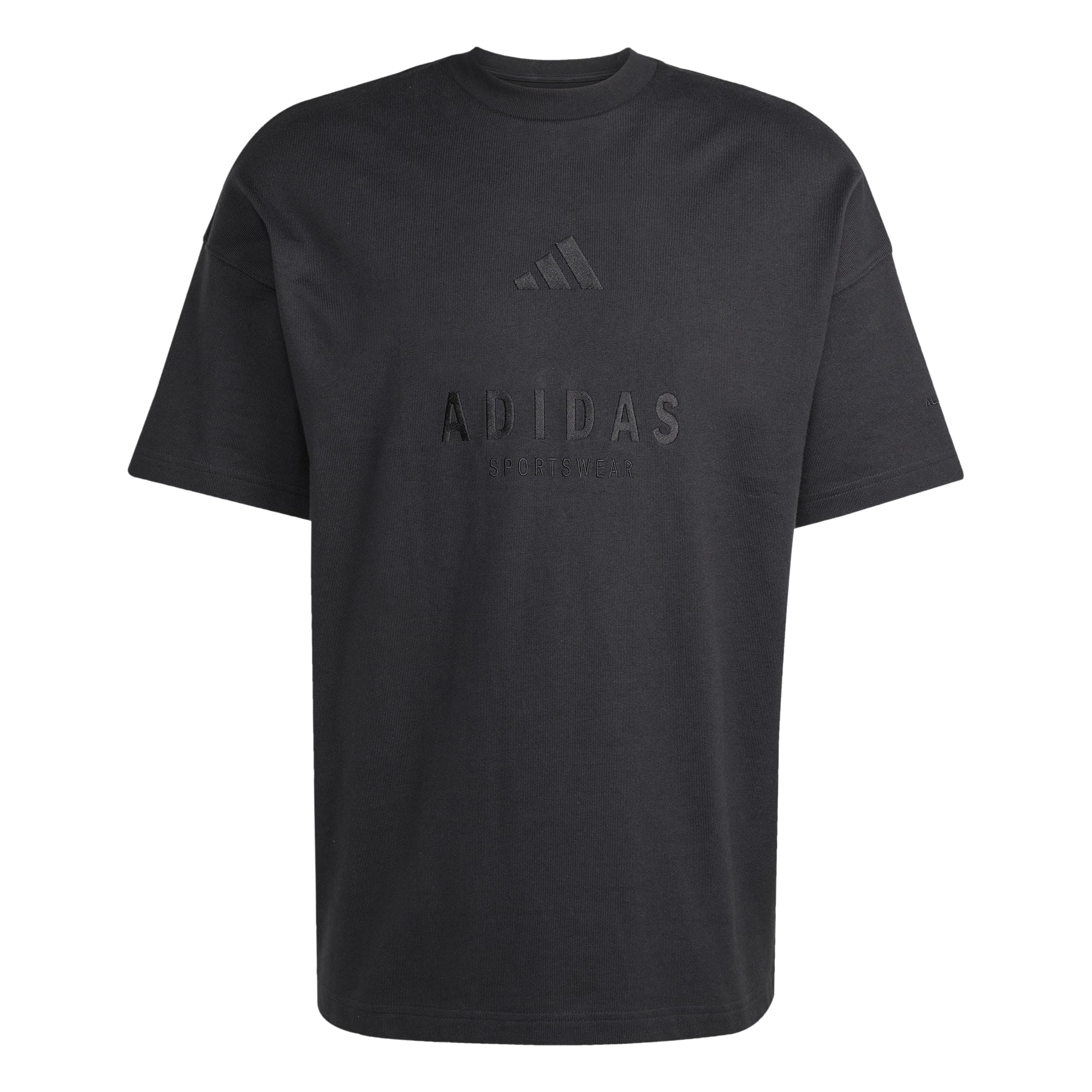 adidas Men's All SZN Embroidered Graphics T-Shirt, Black, L