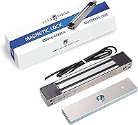 Vista 7 de Mag Lock 396.8 lbs / 350 libras de bloqueo magnético de fuerza 12/24 V, indicador LED, NO/NC incluido con soportes L y Z