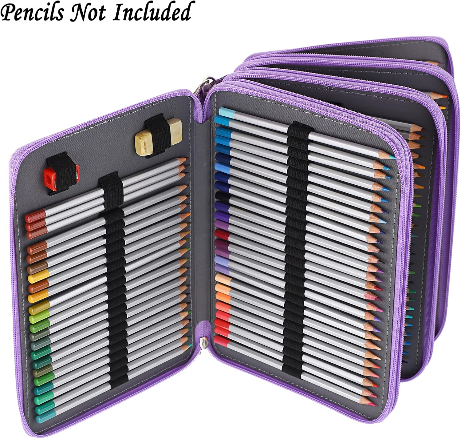YOUNGCOL Tuche Para Lápic De 200 Ranuras, Tuche Para