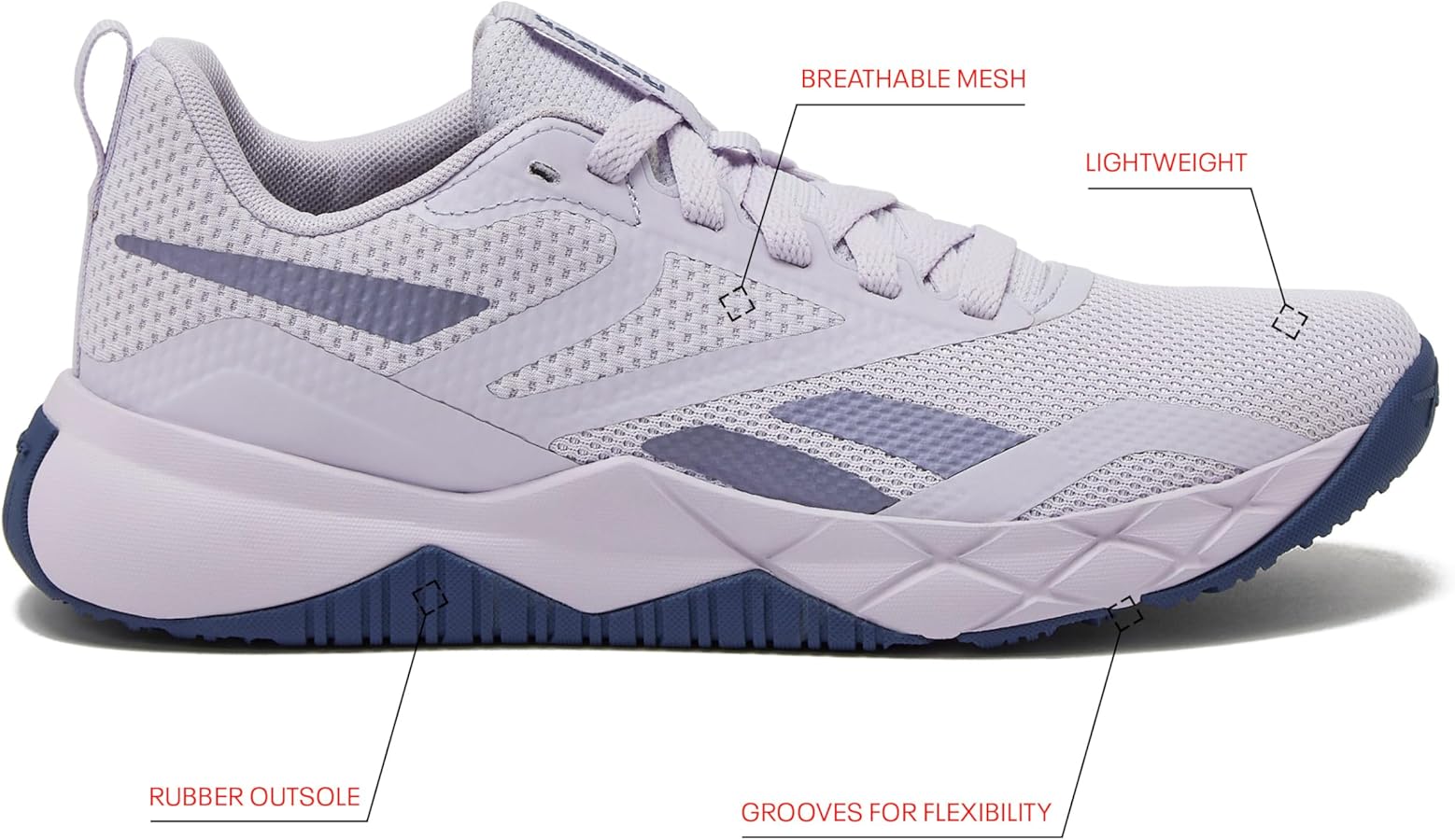 Amazon.com | Reebok Women's NFX Trainer Sneaker, Athletic Gym or