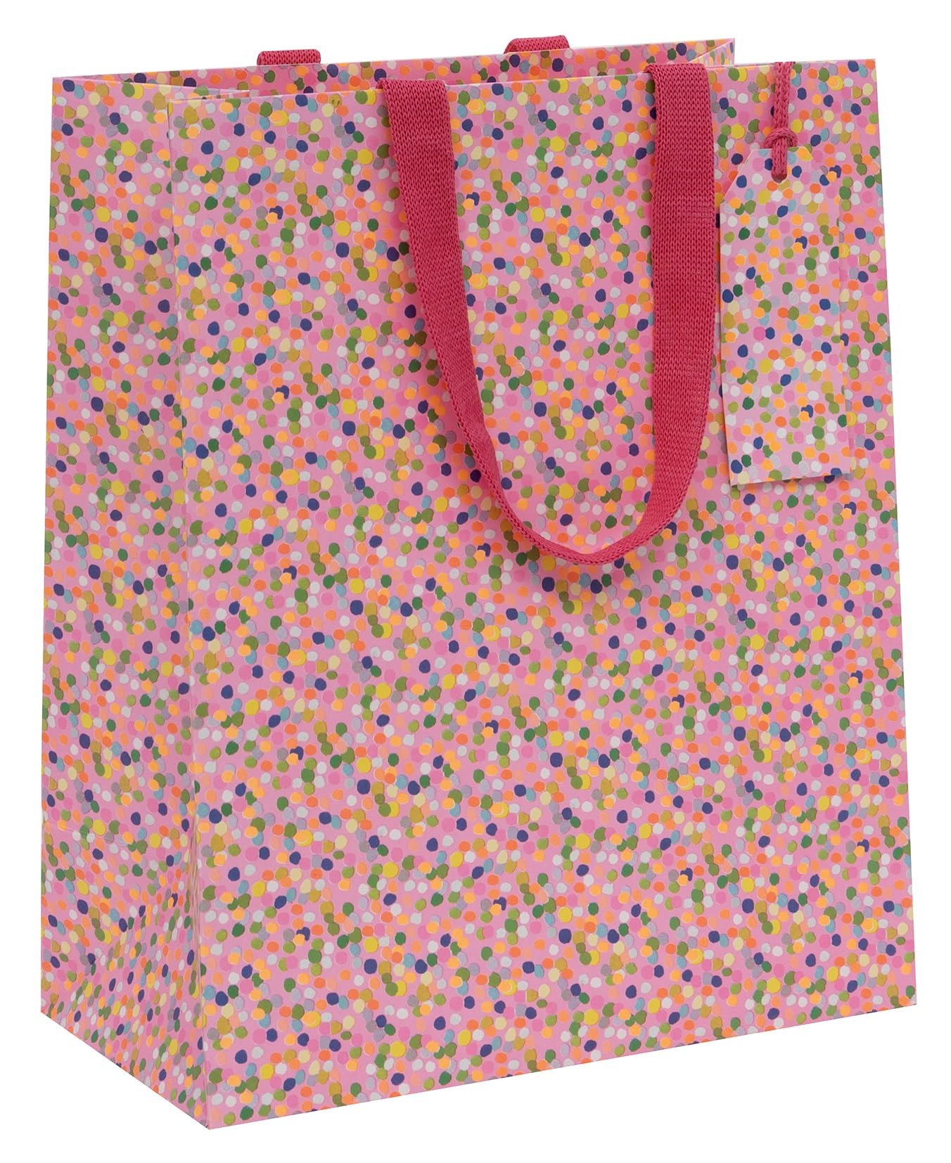 Glick M Large Gift Bag - Dotty Pink Design - 260 X 315 X 135M