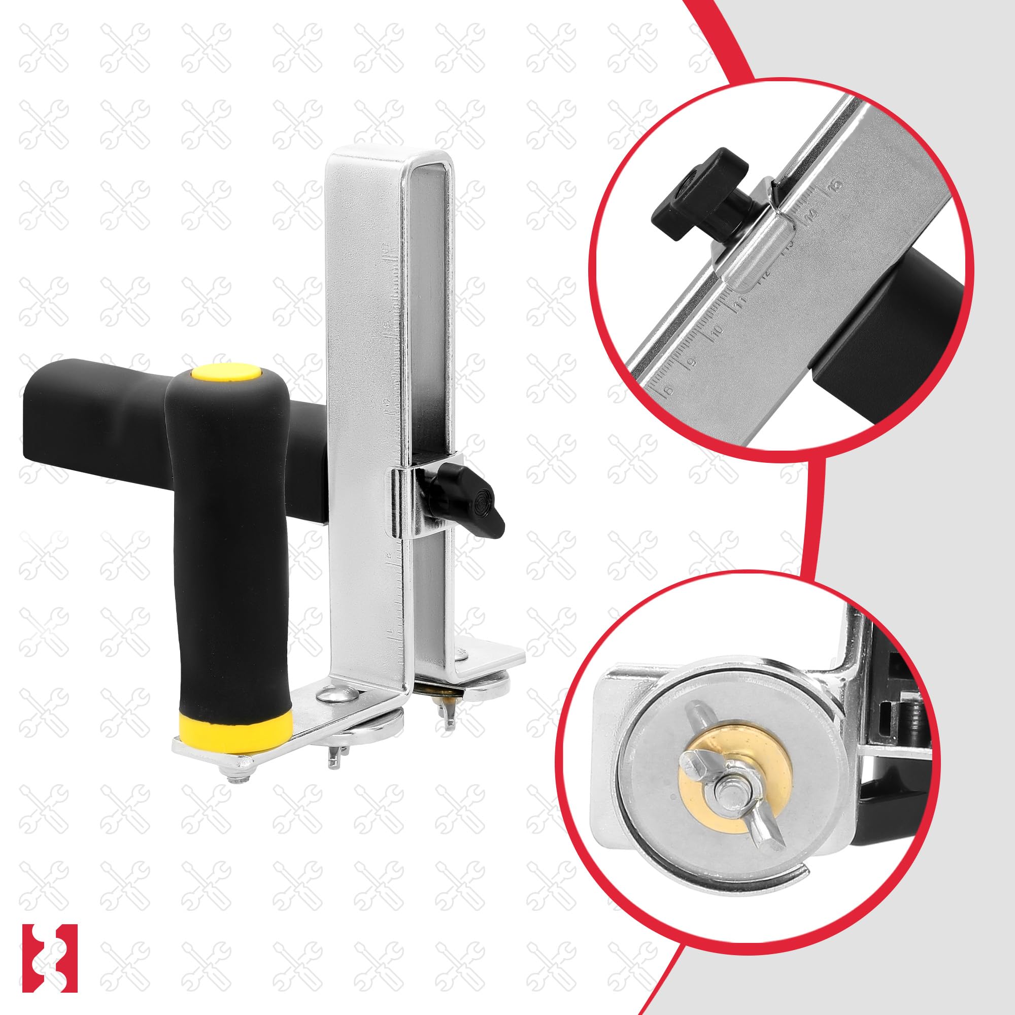 KOTARBAU® Taglierina per cartongesso bifacciale per cartongesso