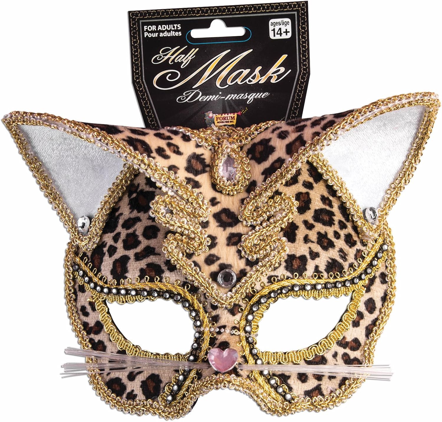 Buy Forum Novelties Leopard Women Mask,One Size fits Most Online