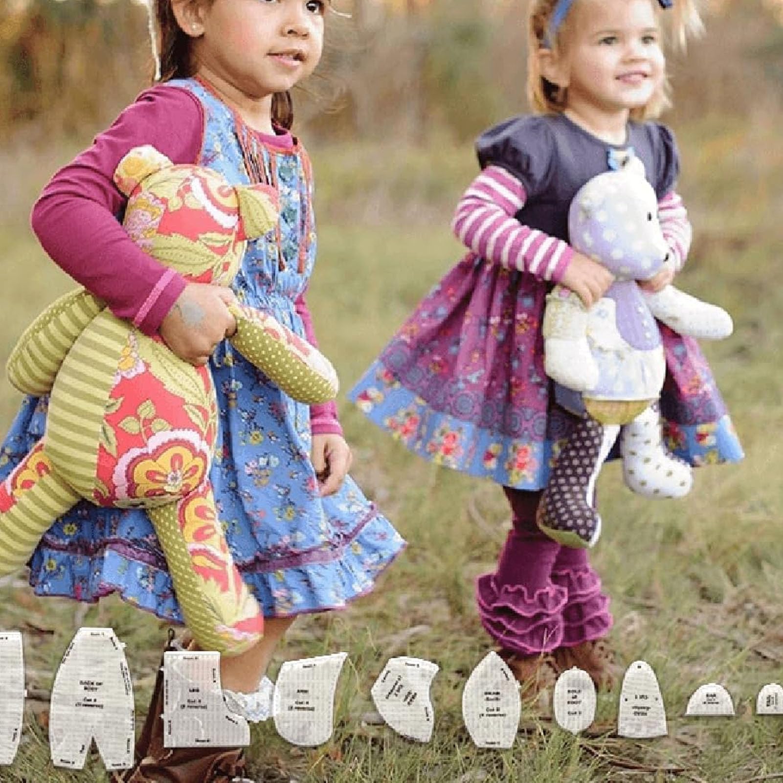 30 Pcs Memory Bear Template Ruler Set,Memory Bear Patterns for Sewing,Memory Bear Sewing Patterns Template,Acrylic Quilting Template Cutting Set for Sewing Bear Pattern Template Home Sewing Art Craft