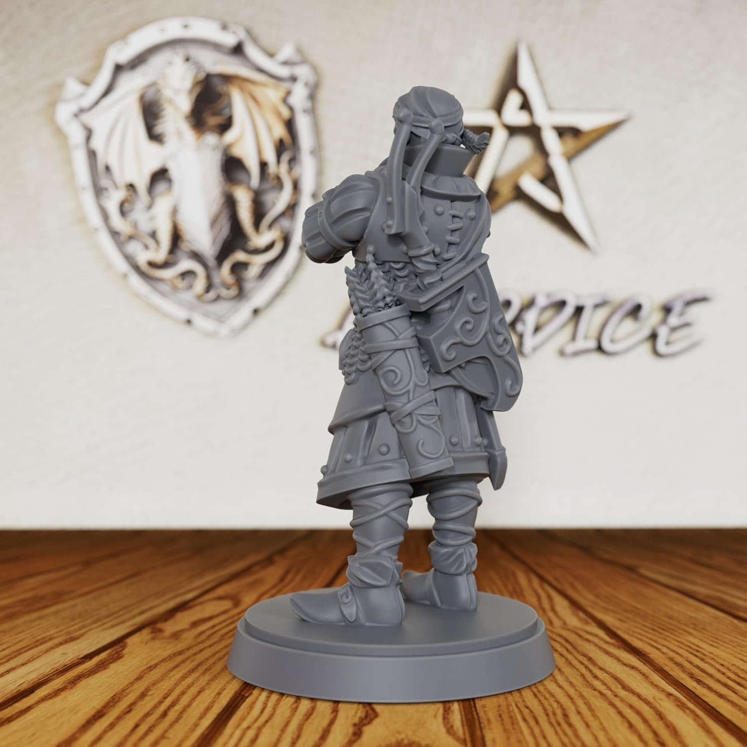 Unpainted Elven Archer Miniature, DND Minis for Fantasy Tabletop RPG Games,TTRPG Role Playing Figure, Essential RPG Accessory for Dungeon Masters Crafting Ranger-Themed Battles- AS216