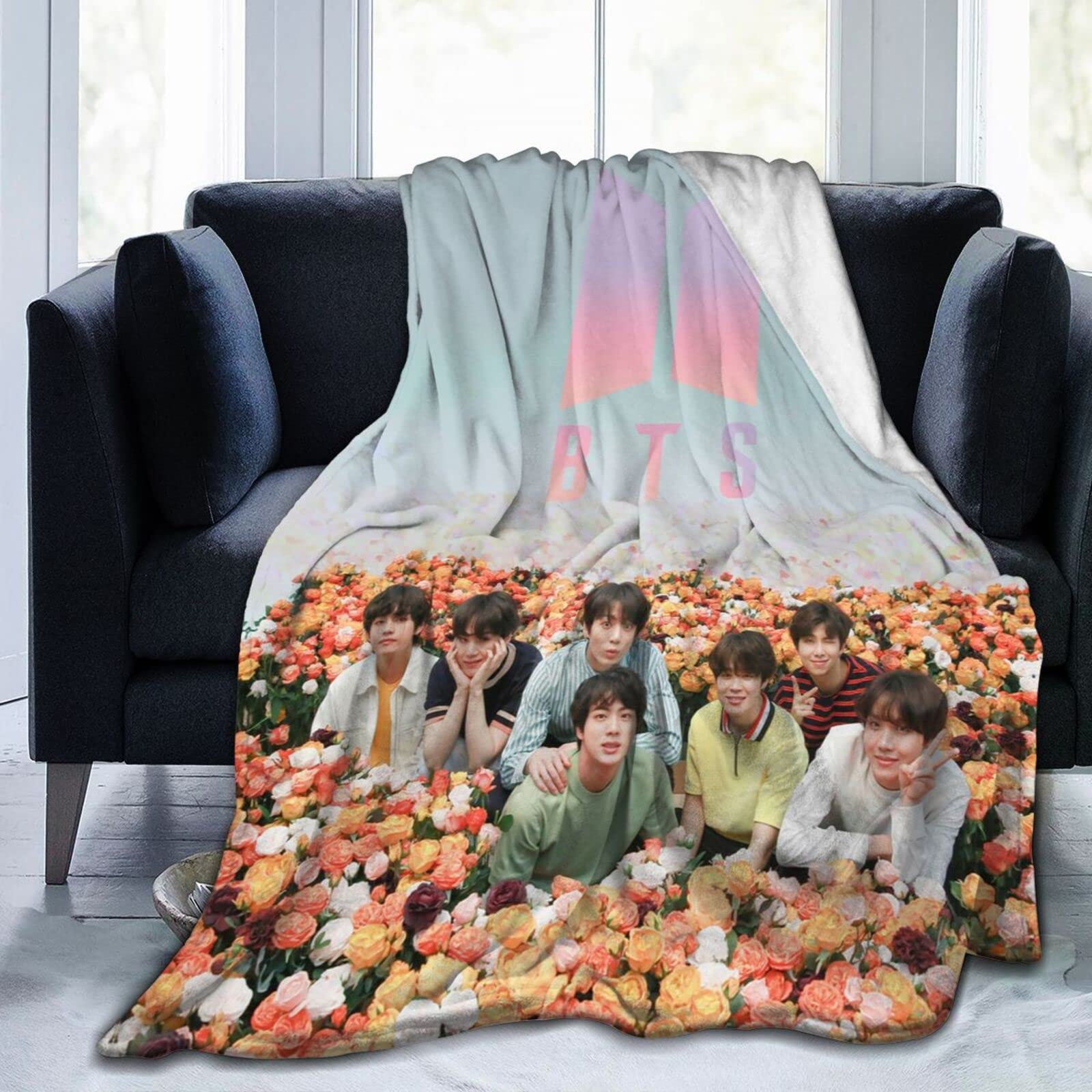 BTS ARMY Blanket BTSブランケット Buy ASTIHN Kpop Blankets Bangtan - Boys Soft Blanket Ultra Cozy