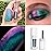 MAKI YIKA Glitter Eyeshadow Teal Liquid Multichrome Eyeshadows Long Lasting, Metallic Chameleon Eye Shadow Smudgeproof Holographic Eye Topper Glitters (3 Dawn)