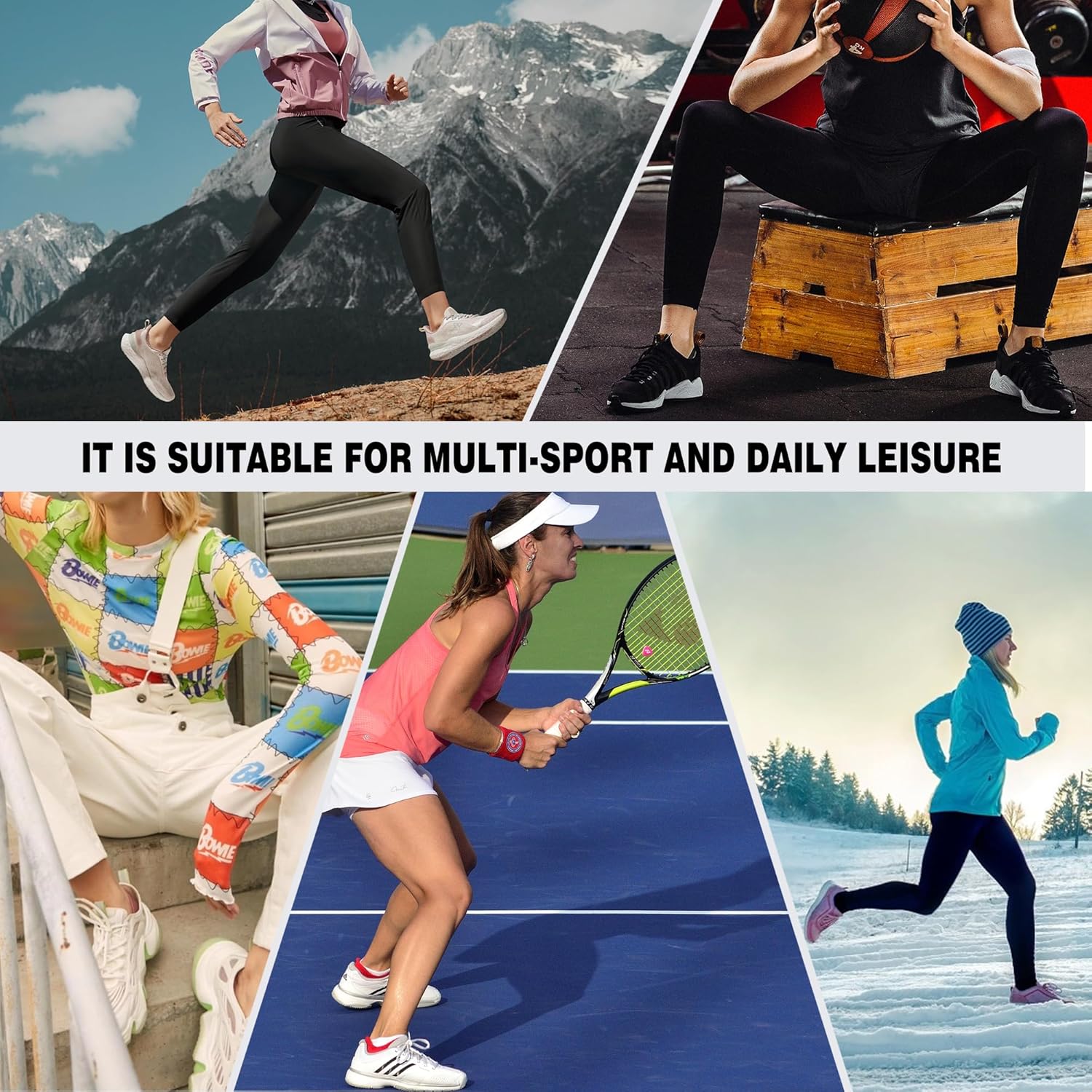 Womens Ankle Compression Socks with Arch Support Athletic Low cut Running Socks for Women Workout Cushion 5 Pairs - Image 6