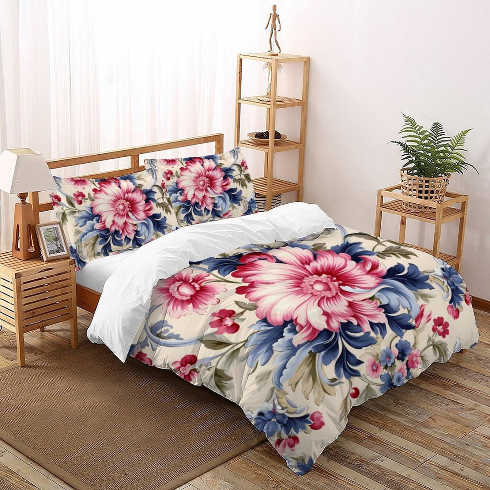 Housse de couette 3D enfant douce et facile d'entretien pour lit King