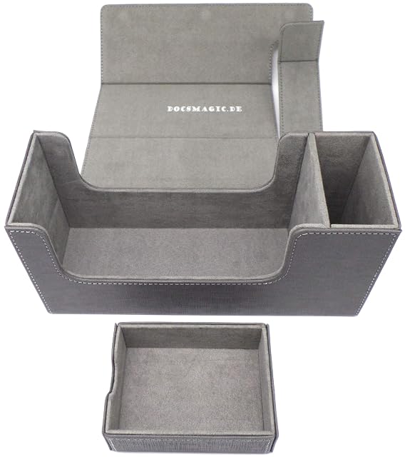 Foto 3 de 8 de docsmagic.de Premium Magnetic Tray Long Box Silver Small + 2 Flip Boxes - Plata