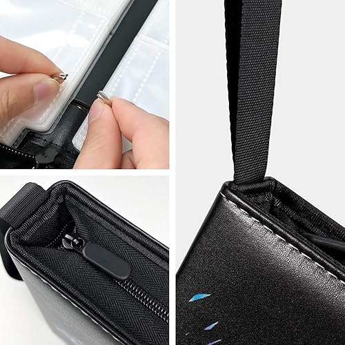 Miniatura 3 de Álbum de tarjetas coleccionables para fútbol con capacidad para 400 tarjetas, carpeta con mangas, álbum para tarjetas de fútbol, colección de juegos