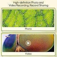 Vista 5 de Microscopio para Niños WINWEND - Microscopio de Bolsillo de 1000X Portátil para Niño Microscopios Mini para Fotos y Videos Microscopios