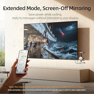 llano T1 Wireless HDMI Transmitter Adapter, Streaming Media Video/Audio/File HDMI Wireless Extender from Laptop, PC, Smartphone to HDTV Projector Monitor, 1080P@30Hz