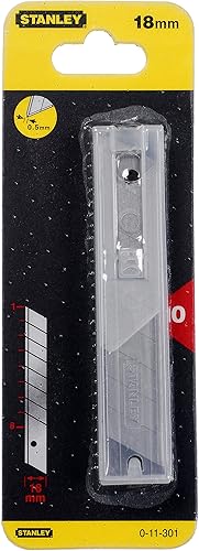 Miniatura 9 de Stanley 0-11-301 - Dispensador de hoja a presión (10 piezas), color plateado