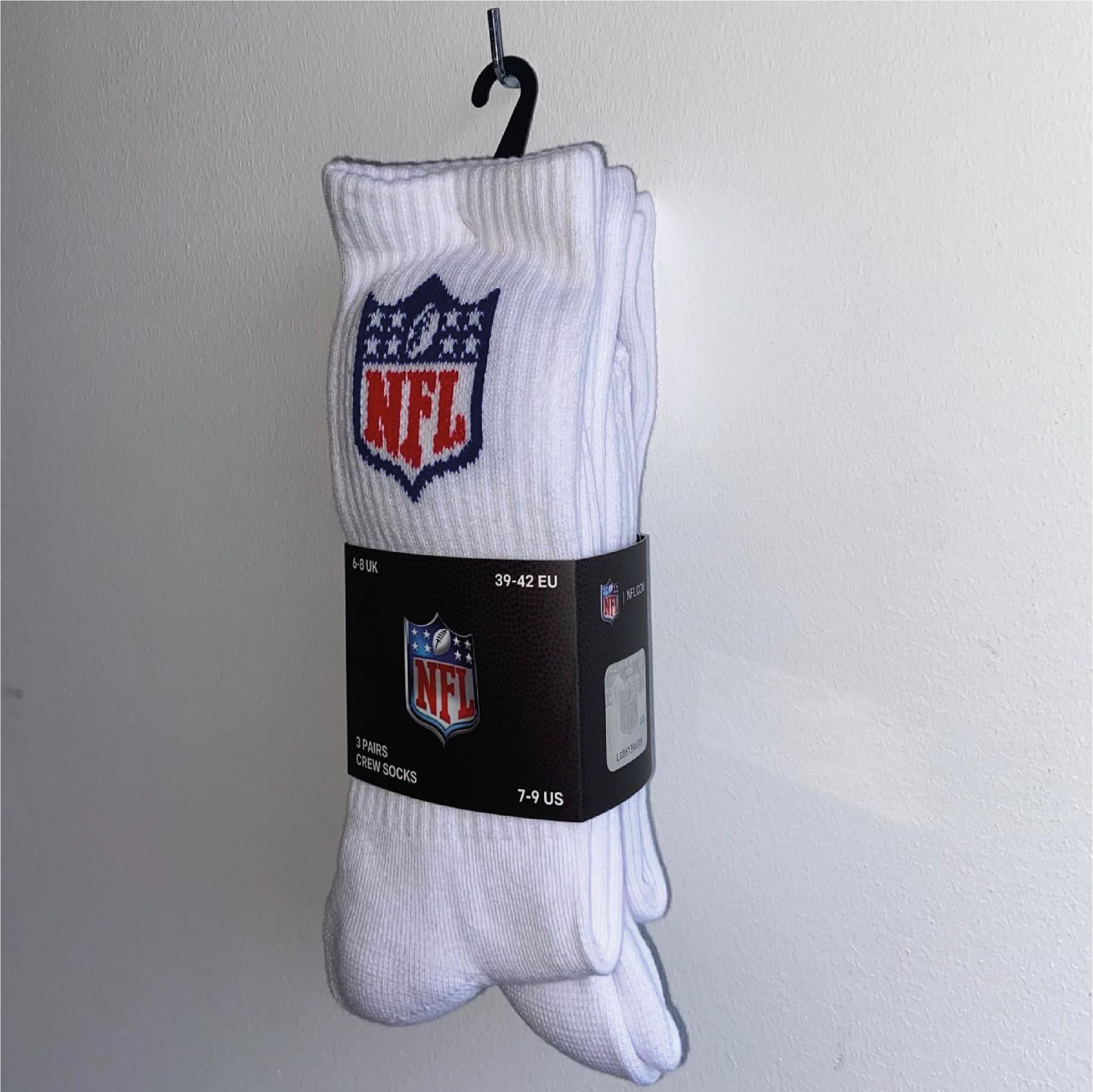 NFL Shield 6pk Crew Socks Calzini sportivi Unisex Adulto