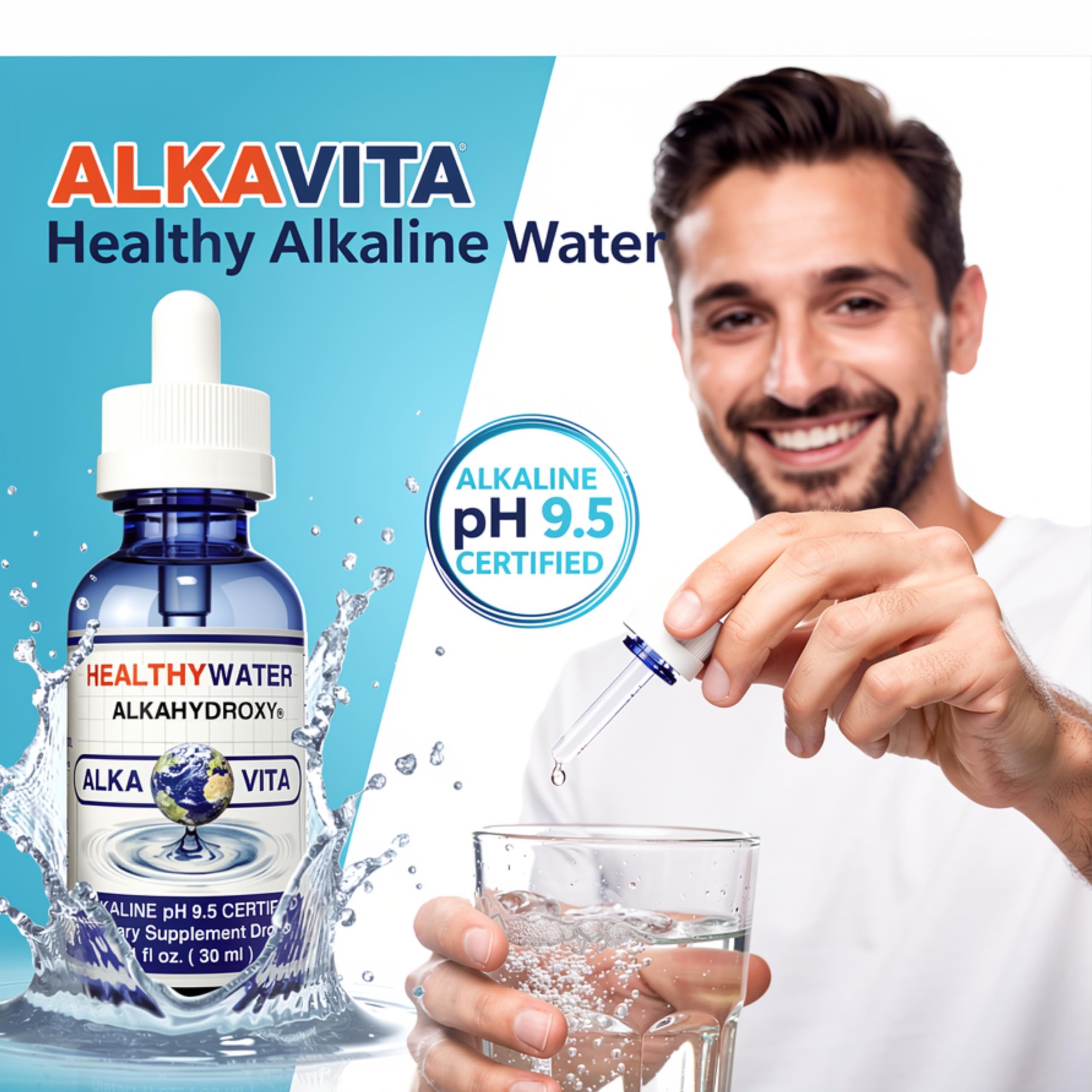 alkaline water and glutathione Healthy Drops pH 9.5 for 9 Gallons University Certified Immune System Booster : Health & Household The beauty industry welcomes Cleanses Detox and Diuretics Size and Gauge:30 Gauge, 0.5 mL, 1/2-inch