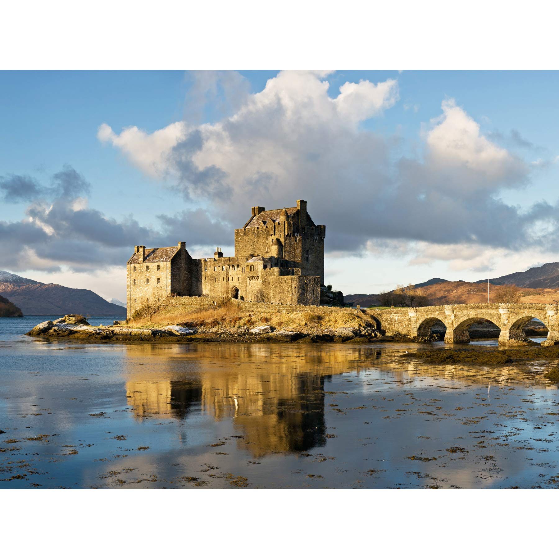 Iliff Eilean Donan Castle Kyle Lochalsh Scotland Photo Large XL Wall Art Canvas Print