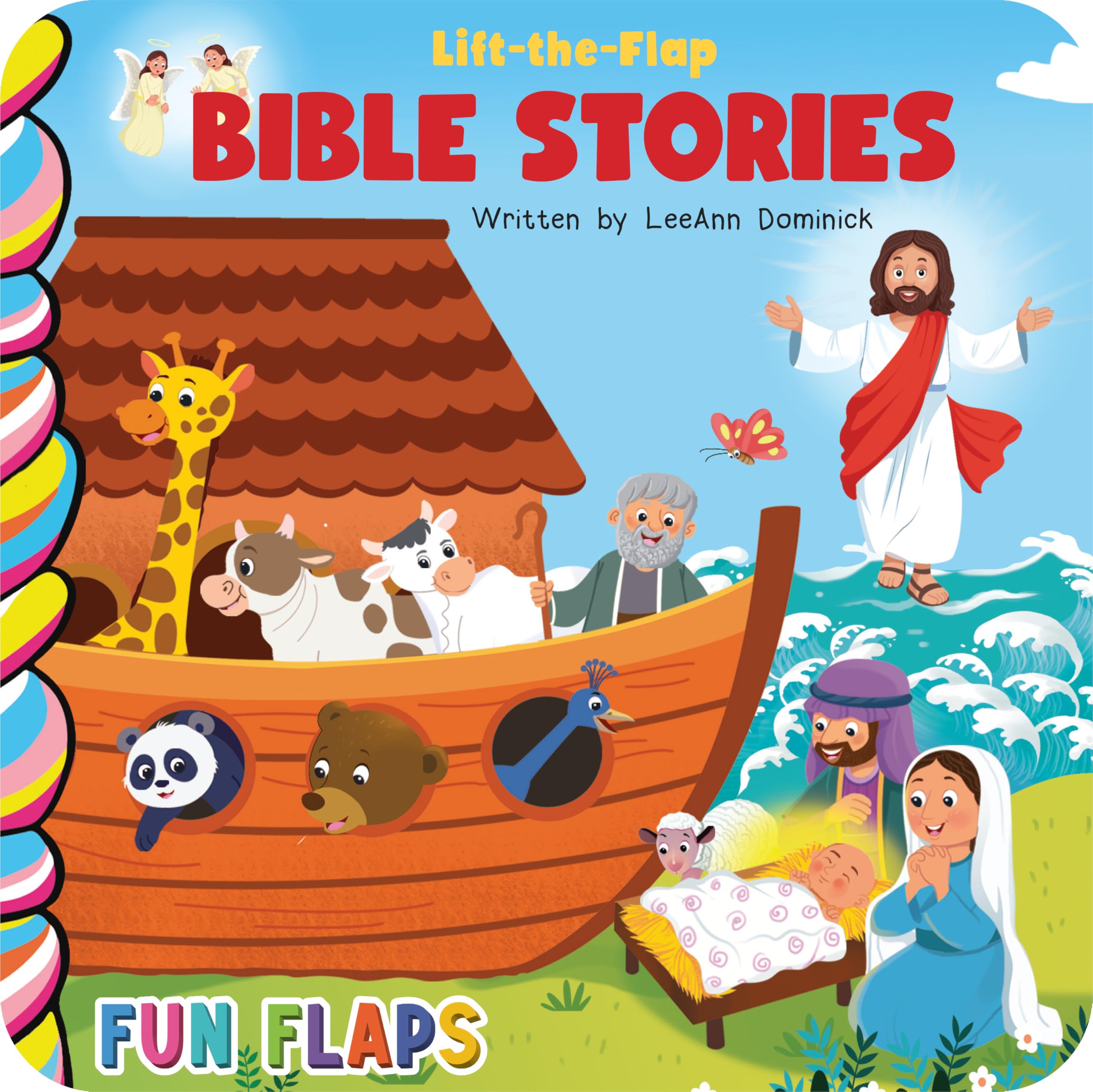 Bible Stories Fun Flaps by LeeAnn Dominick (Board book)