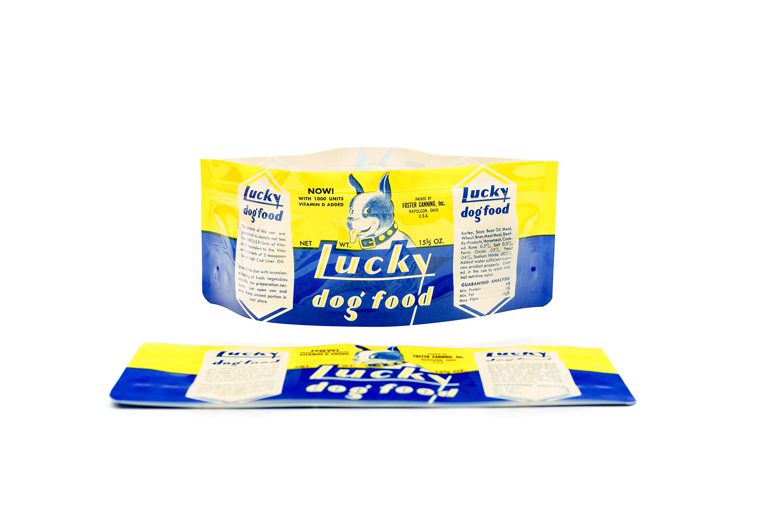 MODGY Dog Bowl 2-Pack Lucky Dog Food Design, Expandable, Convenient, Great for Traveling, Camping, Hiking, Picnics & More — image 1