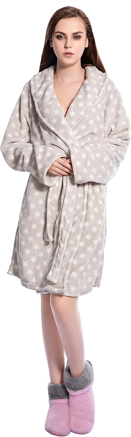 FRALOSHA Women's Slipper Sock Coral Velvet Indoor Spring-Autumn Super Soft Warm Cozy Fuzzy Lined Booties Slippers - Image 5