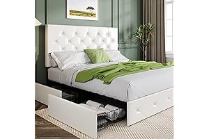 Allewie Upholstered Queen Size Bed Frame