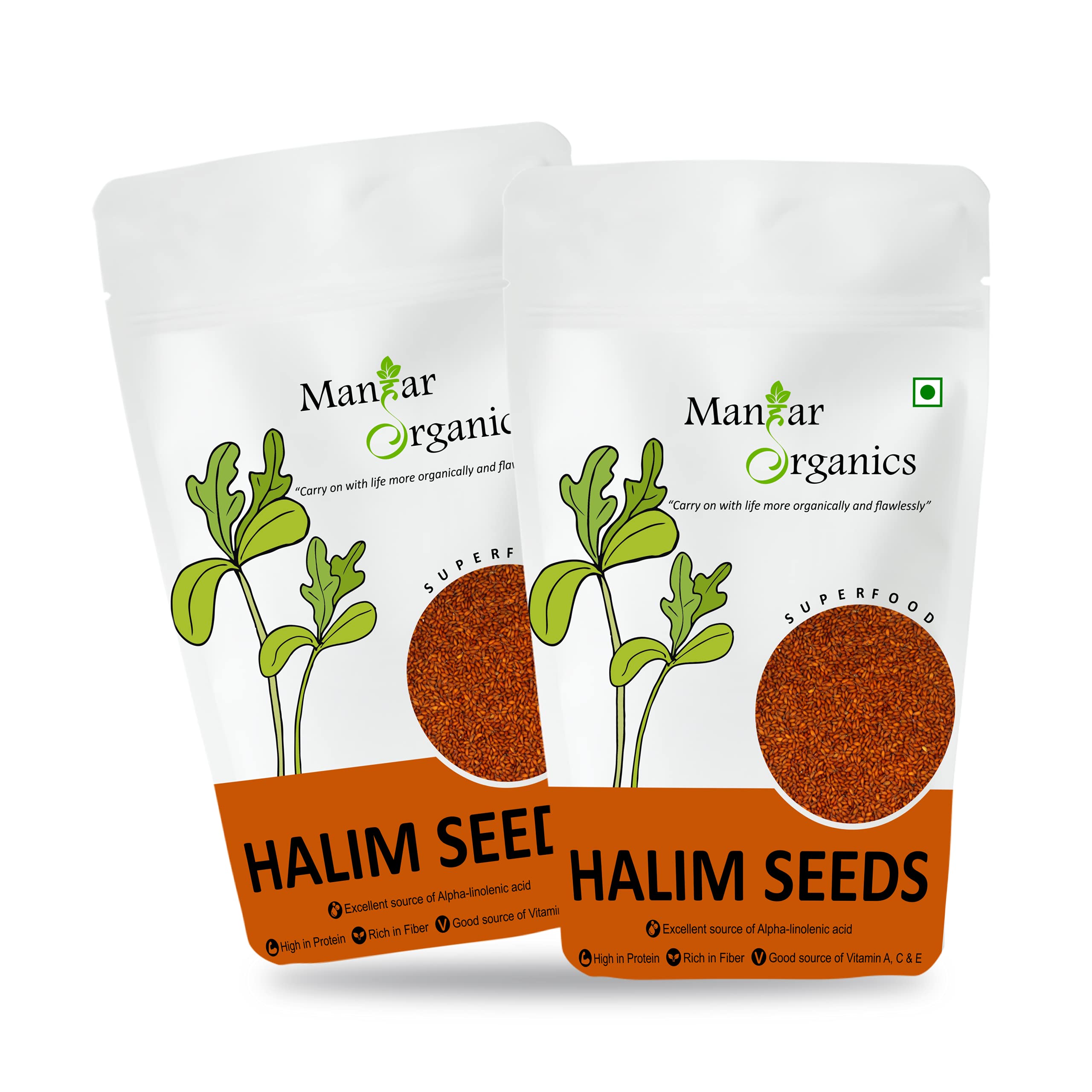 ManHar Organics 100% Natural Halim Seeds- 2kg (Aliv/Garden Cress/Haleem seeds) for Eating and Weight management, Immunity Booster Superfood (2kg (Pack of 2), Halim Seeds) (B099Q63W24) Amazon Price History, Amazon Price Tracker
